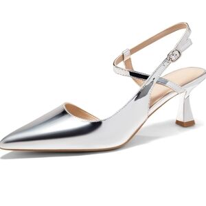 Chic Silver Women's Heels
